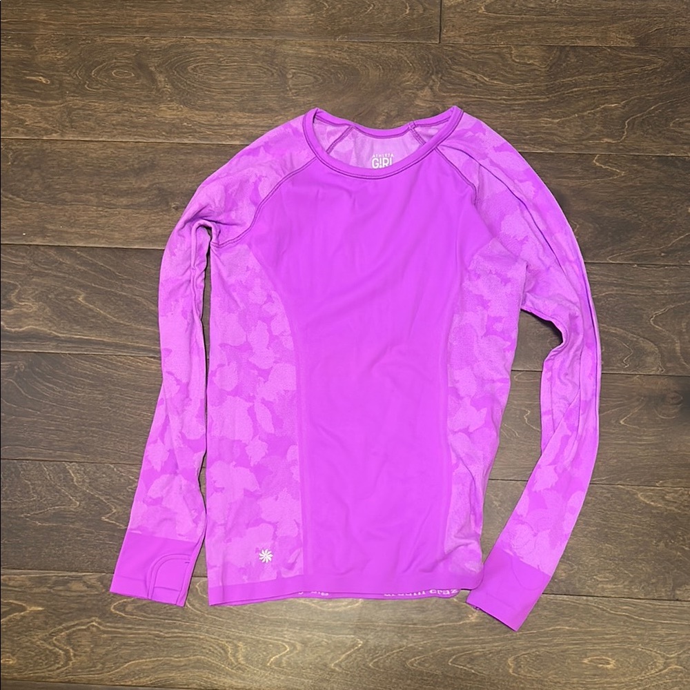 Athleta Kids Long Sleeve Tee - Purple